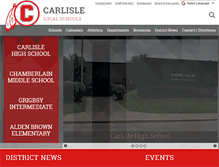Tablet Screenshot of carlisleindians.org
